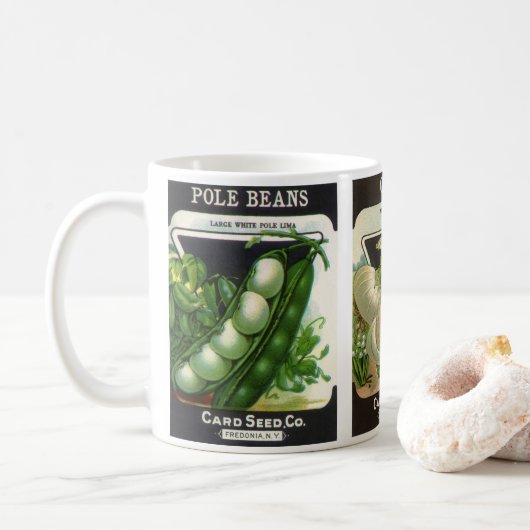 Mug 3 conceptions d'art d'étiquette de paquet de semen (Avec donut)