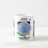 Mug 3 Différentes Fleurs d'Art d'Étiquette de Paquet d (Centre)