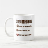 MUG 3 ÉTAPES POUR DES ACCROS DU CHOCOLAT (Gauche)