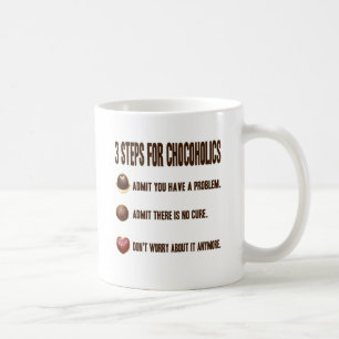 MUG 3 ÉTAPES POUR DES ACCROS DU CHOCOLAT