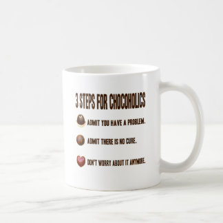 MUG 3 ÉTAPES POUR DES ACCROS DU CHOCOLAT