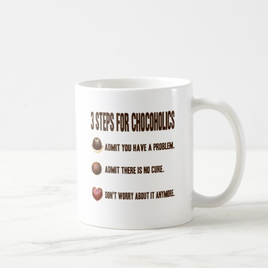 MUG 3 ÉTAPES POUR DES ACCROS DU CHOCOLAT (Droite)