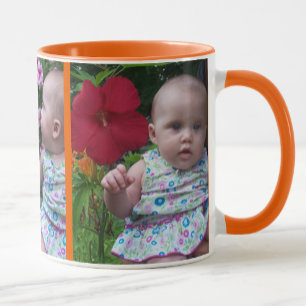 Mug 3 grandes photos Orange Arrière - plan Téléchargem