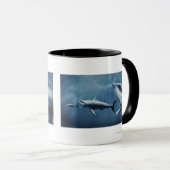 Mug 3 grands requins blancs (carcharias de (Devant droit)