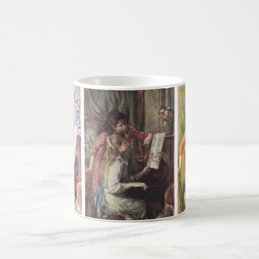 Mug 3 Jeunes filles au piano de Renoir (Centre)