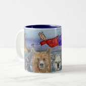 Mug #3 Joanna Flying Over Animals  (Devant gauche)