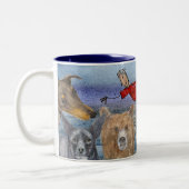 Mug #3 Joanna Flying Over Animals  (Gauche)