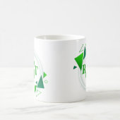 MUG 3 LETTRE MONOGRAPHIQUE INITIALE FEUILLE BLANCHE VE (Centre)