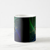 MUG 3 LETTRE MONOGRAPHIQUE INITIALE LIGNE VERRE BLANC (Centre)