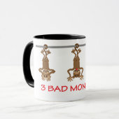 Mug 3 mauvais singes (Devant gauche)
