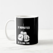Mug 3 minutes c'est long drôle boxe kickboxing B (Gauche)
