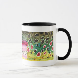 Mug 3 Peau de truite : Brook, arc-en-ciel, Brown - Pêc