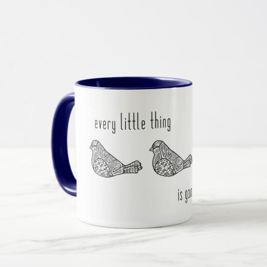 Mug 3 Petits oiseaux (Devant gauche)