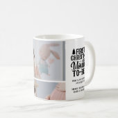 Mug 3 Photo Future Maman Noël Annonce de Grossesse  (Devant droit)