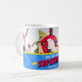 Mug 3 Photos Bande Dessinée Superhero Fête des pères C (Devant gauche)