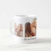 Mug 3 Photos de famille de trois photos (Devant gauche)