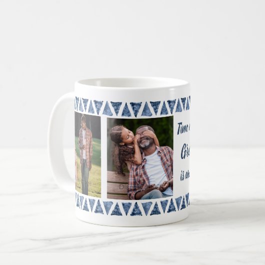 Mug 3 photos et typographie faite sur commande - (Devant gauche)