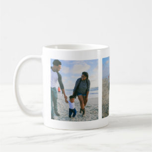 Mug 3 PHOTOS Joyeuses Fêtes de Famille Souvenirs préci