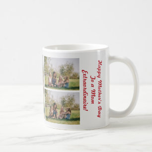 Mug 3 Photos Maman Extraordinaire Mignonne Mère Élégan