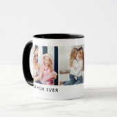 Mug 3 photos personnalisées 'Best Mom Ever' (Devant gauche)