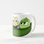 Mug 3 pois dans une cosse (Devant droit)