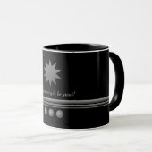 Mug 3 Sphere Silver Text Black Professional (Devant droit)