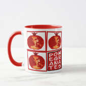 Mug 3 tranches de Grenade Art Déco (Gauche)