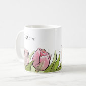 Mug 3 Tulipes personnalisées (Devant gauche)