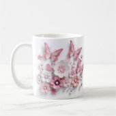 Mug 3D-Blush-Bloom-Papillon-Rêve (Gauche)