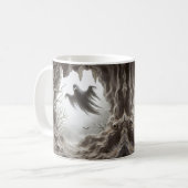 Mug 3D Halloween Éffrayant Fantôme Dans Une Grotte (Devant gauche)