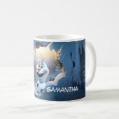 Mug 3D jolie Snowman Breakdown Noël (Devant droit)