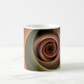 Mug 3D Spirale Abstraite couleurs chaudes Art fractal  (Centre)