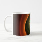 Mug 3D Spirale Abstraite couleurs chaudes Art fractal  (Gauche)