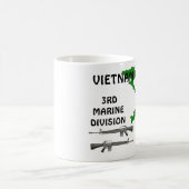 Mug 3e Division du ruban marin Vieux-Vietnam : Les caf (Centre)