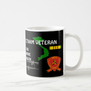 Mug 3e Division du ruban marin Vieux-Vietnam : Les caf