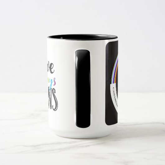 Mug 3e édition annuelle de la Camarillo Pride (Poignée)