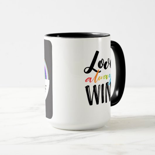 Mug 3e édition annuelle de la Camarillo Pride (Devant droit)