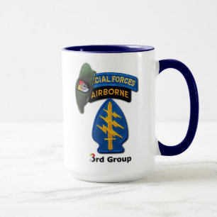 Mug 3e Groupe des forces spéciales Berets verts SFGA S