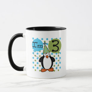 Mug 3ème Pingouin T-shirts et cadeaux d'anniversaire