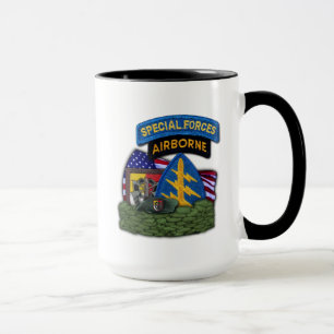 Mug 3ème Vétérinaires de vétérans de groupe de forces