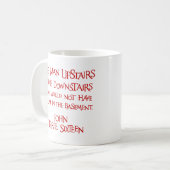 Mug 3h16 de John, rouge (Devant gauche)