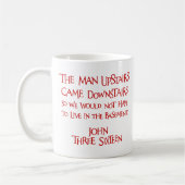 Mug 3h16 de John, rouge (Gauche)