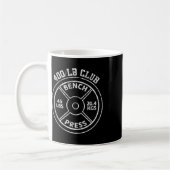 Mug 400 Lbs Pound Bench Press Club Gym Weightlifting P (Gauche)