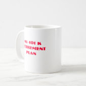 Mug 401kgolfer, mes 401 KRetirementPlan (Devant gauche)