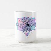 Mug 404 Introuvable Her Y2K Glitch Drôle Séparation Cé (Centre)