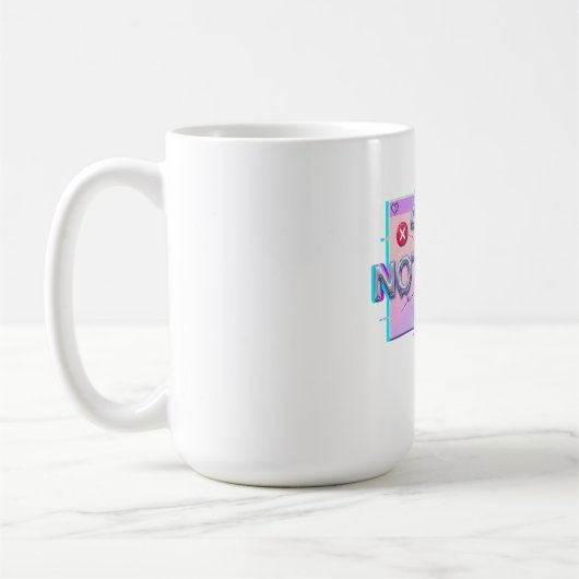 Mug 404 Introuvable Her Y2K Glitch Drôle Séparation Cé (Gauche)