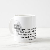 Mug 40:31 d'Isaïe (Devant gauche)