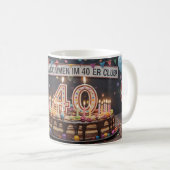 Mug 40 ans (Devant droit)