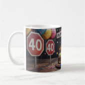 Mug 40 ans (Gauche)