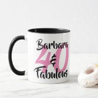 40 ans et Fabuleux Fête d'anniversaire personnalis
